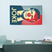 Trumpf ist ein Witz - Anti-Trumpf Propaganda Banner (Messeveranstaltung)