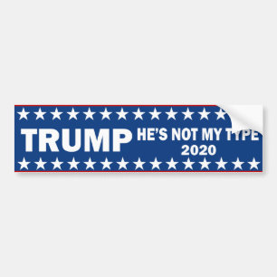 Trumpf ist er nicht meine Art Autoaufkleber