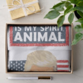 Trumpf ist mein lustiges Geist-Tier Seidenpapier (Geschenk)