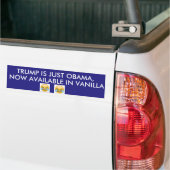 TRUMPF IST OBAMA… IN DER VANILLE AUTOAUFKLEBER (Auf Lkw)