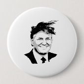 Trumpf-Kamm vorbei Button (Vorderseite)