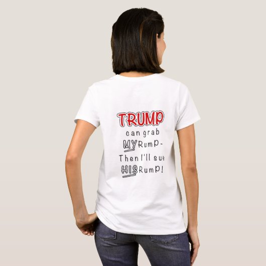 TRUMPF kann mein Hinterteil ergreifen T-Shirt (Schwarz voll)