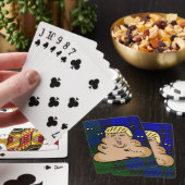 Trumpf kariert gekackt spielkarten (In Situ)