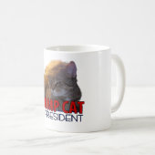 Trumpf-Katze für Präsidenten! Kaffeetasse (VorderseiteRechts)