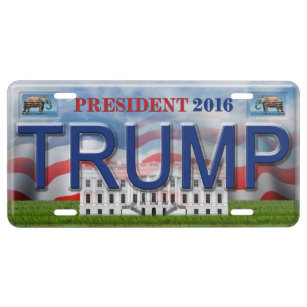 Prasident Us Nummernschild Zazzle De