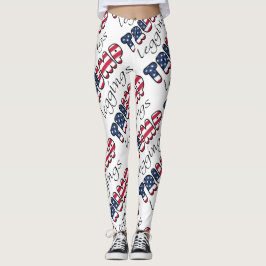 Trumpf-Leggings-patriotischer Wahl-Gang irgendeine Leggings