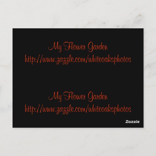 Trumpf Lesezeichen Postkarte (Rückseite)