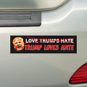 Trumpf-Liebe-Hass Autoaufkleber (Auf Auto)