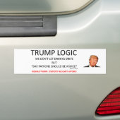 Trumpf-Logik Autoaufkleber (Auf Auto)