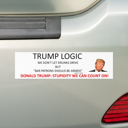 Trumpf-Logik Autoaufkleber (Auf Auto)
