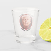 Trumpf machen Whisky groß wieder Schnapsglas (Rückseite)