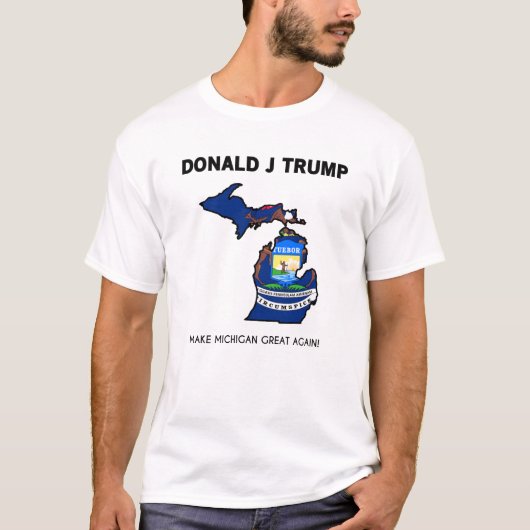 Trumpf MAGA Michigan T-Shirt (Vorderseite)