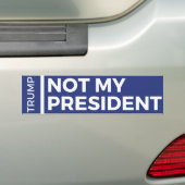 Trumpf nicht mein Präsident Autoaufkleber (Auf Auto)