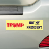 Trumpf. Nicht mein Präsident Autoaufkleber (Auf Auto)