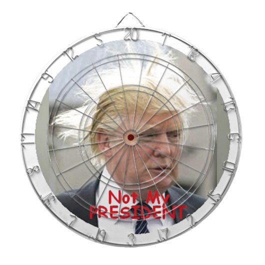 TRUMPF nicht mein Präsident Dart Dartscheibe (vorne)