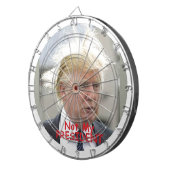 TRUMPF nicht mein Präsident Dart Dartscheibe (Vorderseite rechts)