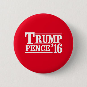 Trumpf-Pennys 2016 - Weiß - - Button