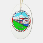 Trumpf-Pennys Amerika zuerst Keramikornament (Links)