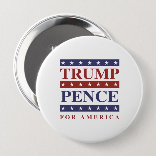 Trumpf-Pennys für Amerika - - Button (Vorne & Hinten)