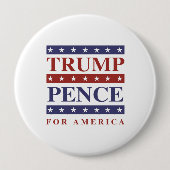 Trumpf-Pennys für Amerika - - Button (Vorderseite)