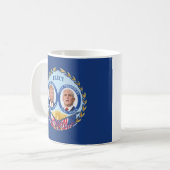 Trumpf/Pennys ODER Clinton/Kaine Kaffeetasse (Vorderseite Links)
