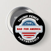Trumpf-Pennys-Partnerschaft Button (Vorne & Hinten)