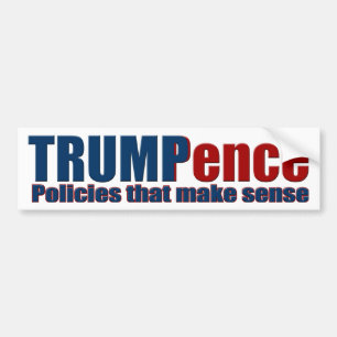 Trumpf-Pennys-Politik, die Richtungs-Stoßdämpfer Autoaufkleber