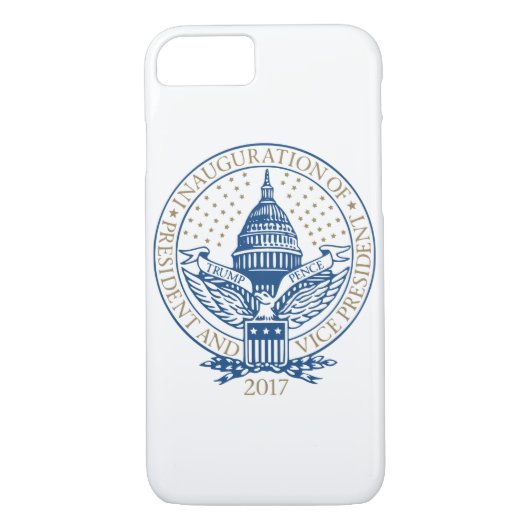 Trumpf-Pennys-Präsident Inaugural Logo Case-Mate iPhone Hülle (Rückseite)