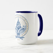 Trumpf-Pennys-Präsident Inaugural Logo Tasse (VorderseiteRechts)