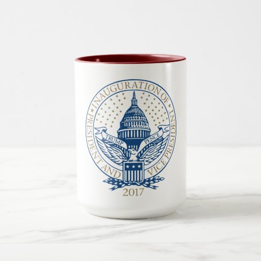 Trumpf-Pennys-Präsident Inaugural Logo Tasse (Zentrum)