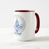 Trumpf-Pennys-Präsident Inaugural Logo Tasse (VorderseiteRechts)