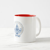 Trumpf-Pennys-Präsident Inaugural Logo Zweifarbige Tasse (VorderseiteRechts)