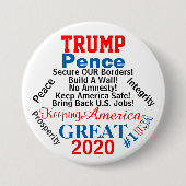 Trumpf-Pennys-Präsidentschaftswahl 2020 Button (Vorderseite)