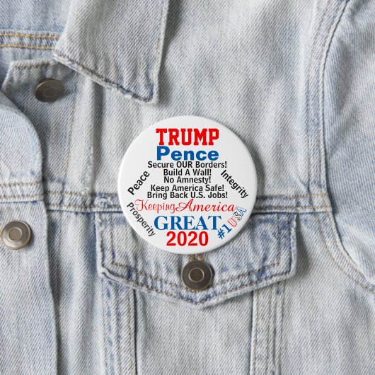 Trumpf-Pennys-Präsidentschaftswahl 2020 Button (Beispiel)