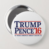 Trumpf-Pennys-Wahl-Knopf 2016 Button (Vorne & Hinten)