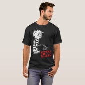Trumpf-Pipi auf CNN lustigen T-Shirt (Vorne ganz)