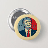 Trumpf-Plakat 2020 Button (Vorne & Hinten)