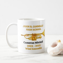 Trumpf Player High School Band Gold Personalisiert Kaffeetasse