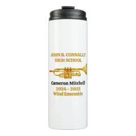 Trumpf Player High School Band Gold Personalisiert Thermosbecher