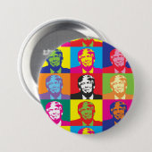 Trumpf-PräsidentenPop-Kunst Button (Vorne & Hinten)