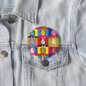 Trumpf-PräsidentenPop-Kunst Button (Beispiel)