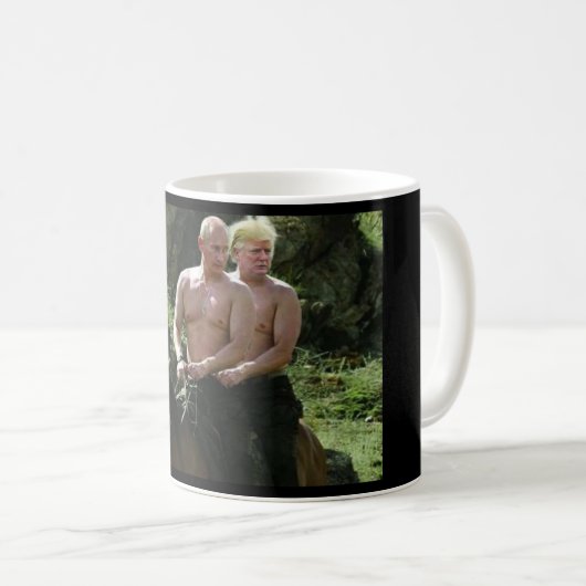 TRUMPF PUTIN 2016 KAFFEETASSE (VorderseiteRechts)
