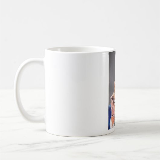 Trumpf-Rede Kaffeetasse (Links)