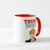 Trumpf-Risse Tasse (VorderseiteRechts)