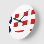 Trumpf Runde Wanduhr (Winkel)