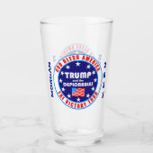 Trumpf-Sieg-Ausflug USA Deplorables für Amerika Glas (Vorderseite)