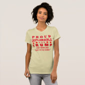 Trumpf stolze bedauernswerte rote T-Shirt (Vorne ganz)