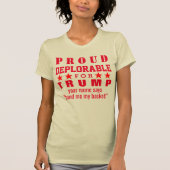 Trumpf stolze bedauernswerte rote T-Shirt (Vorderseite)