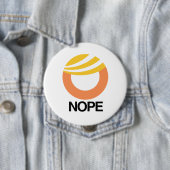 TRUMPF-SYMBOL - NOPE -- Anti-Trumpf Entwurf - Button (Beispiel)