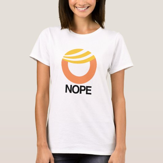 TRUMPF-SYMBOL - NOPE -- Anti-Trumpf Entwurf - T-Shirt (Vorderseite)